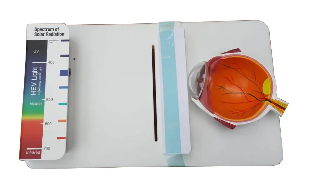 LT-828 UV420 China optical equipment blue cut lens light measure blue block lens tester spectrum analyzer
