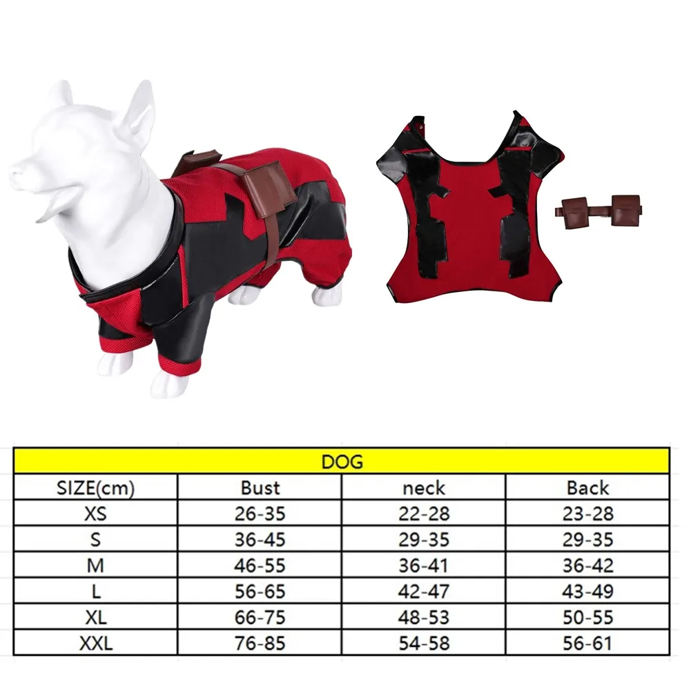 thumbnail image 1 of Disfraz de perro muerto para cosplay, ropa roja para jugar a la piscina, disfraz para cachorro, disfraz de Halloween, traje de carnaval, 1 of 5