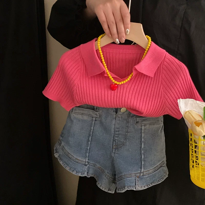 

Children Clothing Sets Kids Boys Girls CottonClothes Short Sleeve T- Shirt+short Kid 2Pcs Suit 2023 Summer Baby Boy Outfit