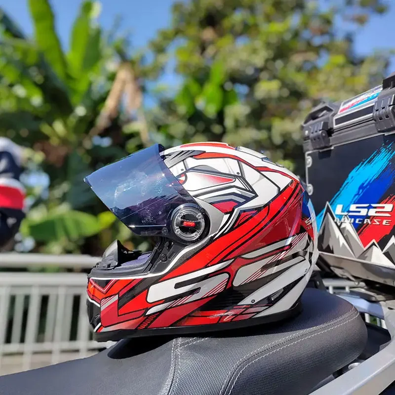 LS2 FF358 Motorcycle Helmet Men Women Capacete LS2 Full Face Helmet ECE Certification Motocross Racing Helmets casco moto casque - Image 6