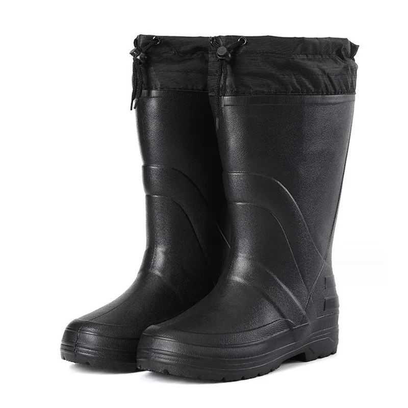 Men Rain Boots High Quality EVA Waterproof Shoes Men Platform Snow Boots Outdoor Non-slip Fishing Shoes Men Rain Shoes 2026