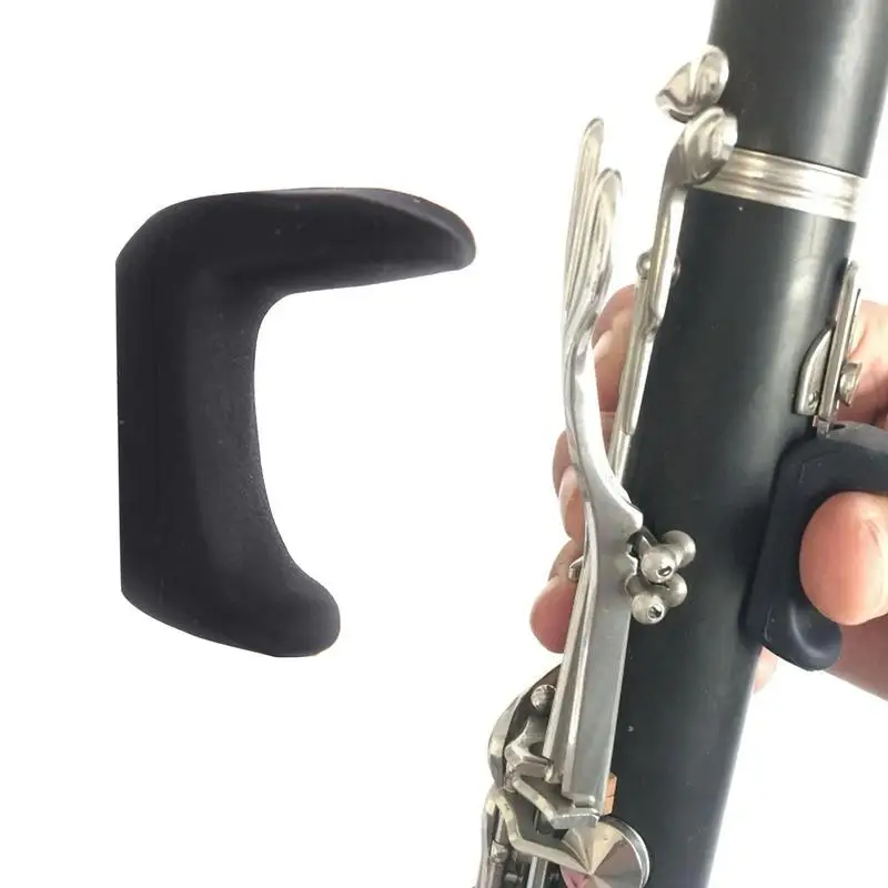 Clarinet Thumb Rest Rubber Oboe Thumb Finger Protector Cushion Adjustable And Comfortable Protector Within 1.45-1.75Cm