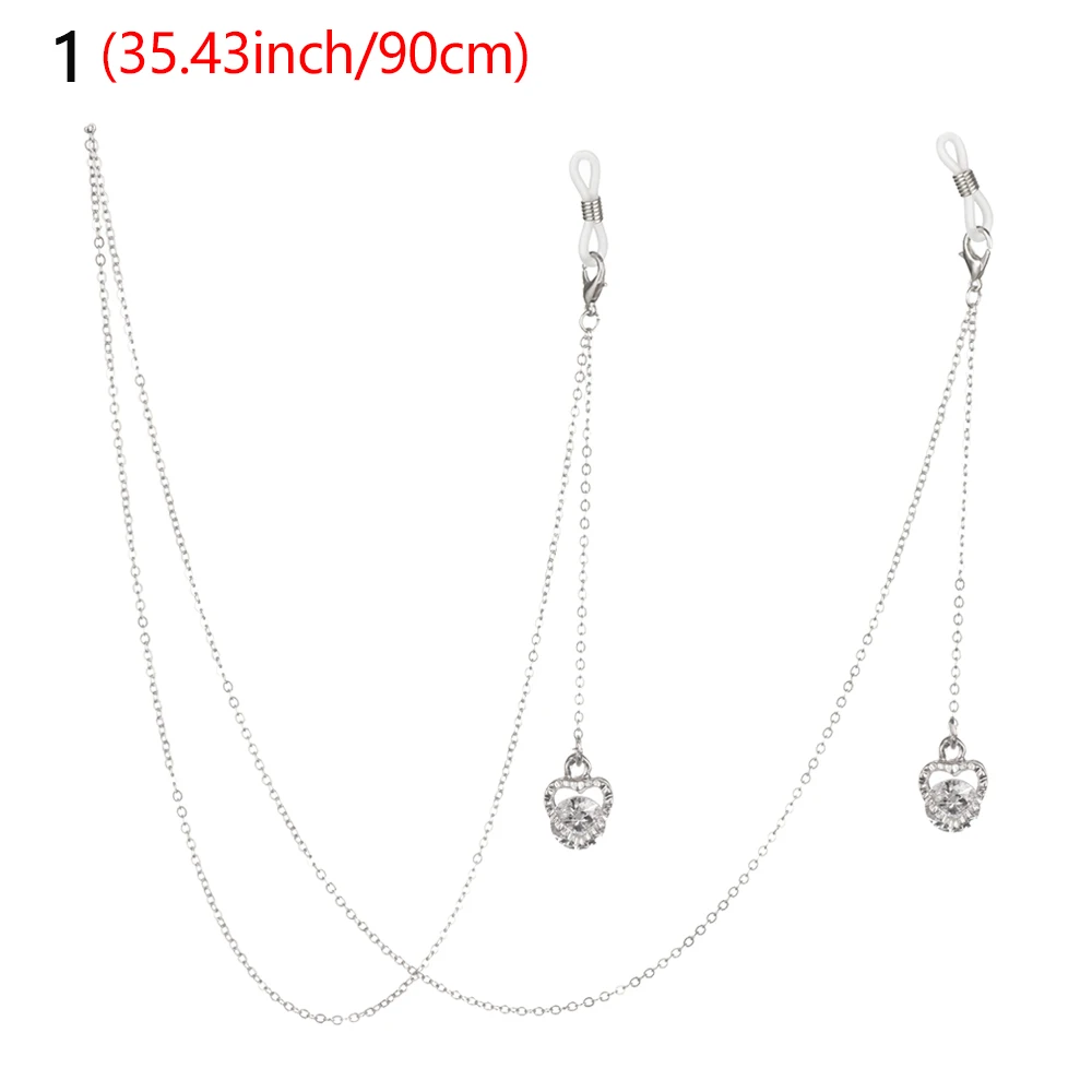 Unisex Metal Glasses Holder Chain Lanyard with Braided Design