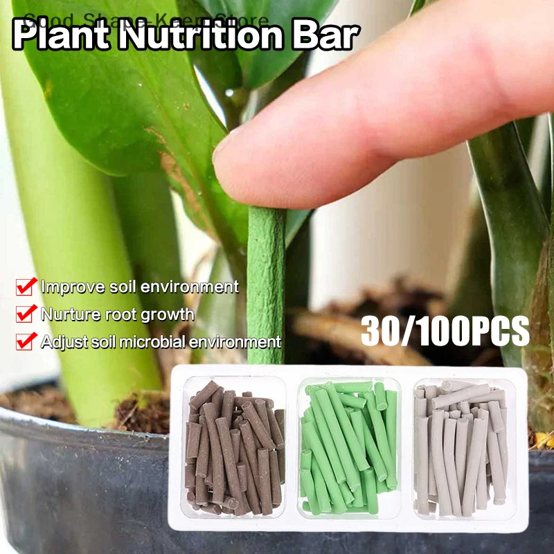 Plant Nutrition Bars for Healthy Growth - Compound Fertilizer with Nitrogen Phosphorus Potassium Ideal Fruit & Vegetable Garden