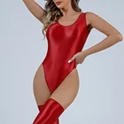 glossy body suit