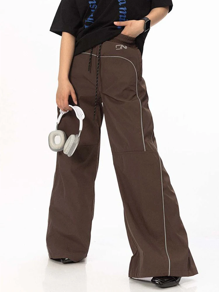

Y2K Streetwear Oversized Cargo Pants Women Solid Casual Hight Waist Joggers Wide Leg Straight Trousers Baggy Hip Hop Sweatpants