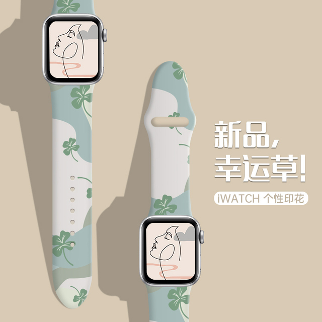 Apple Watch Band SE 7 6 5 4 Silicone Morandi Strap 45MM 42MM 44MM Bracelet For iWatch Band 7 SE 6 5 4 3 41MM 38MM 40MM