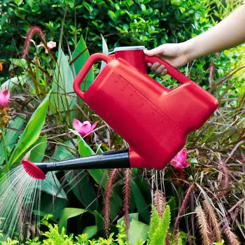 Large Thiened 5L Plastic Long Mouth Watering Can Gardening Household Flower Sprang Hose Garden Tool Flower Bed Sprayer