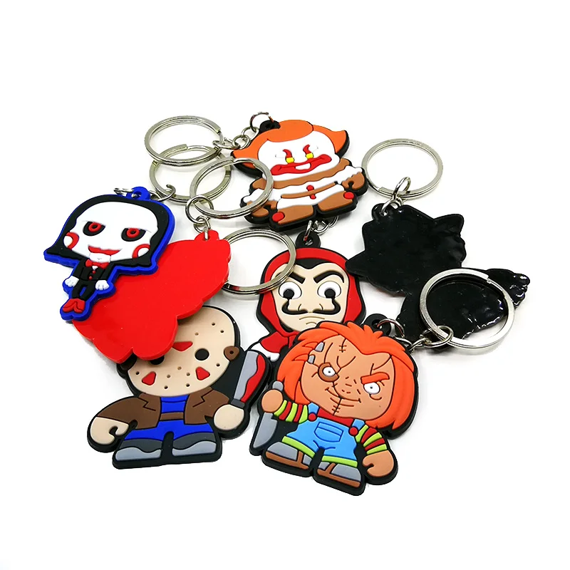 3d Die Cut Rubber Keychain