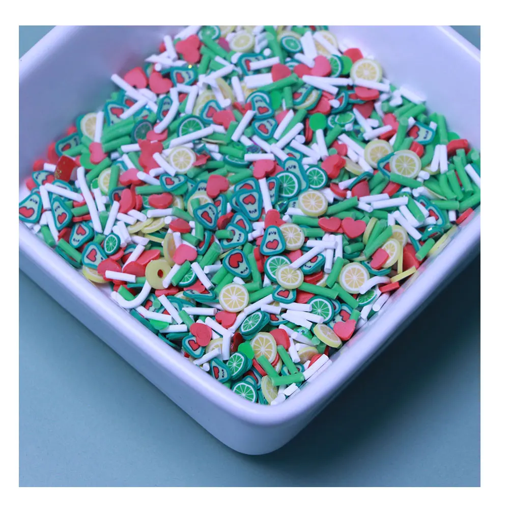 

Kawaii Mini Polymer Clay Beads Cute DIY Charms Mixed Styles Colorful for DIY Toys Kids Toys