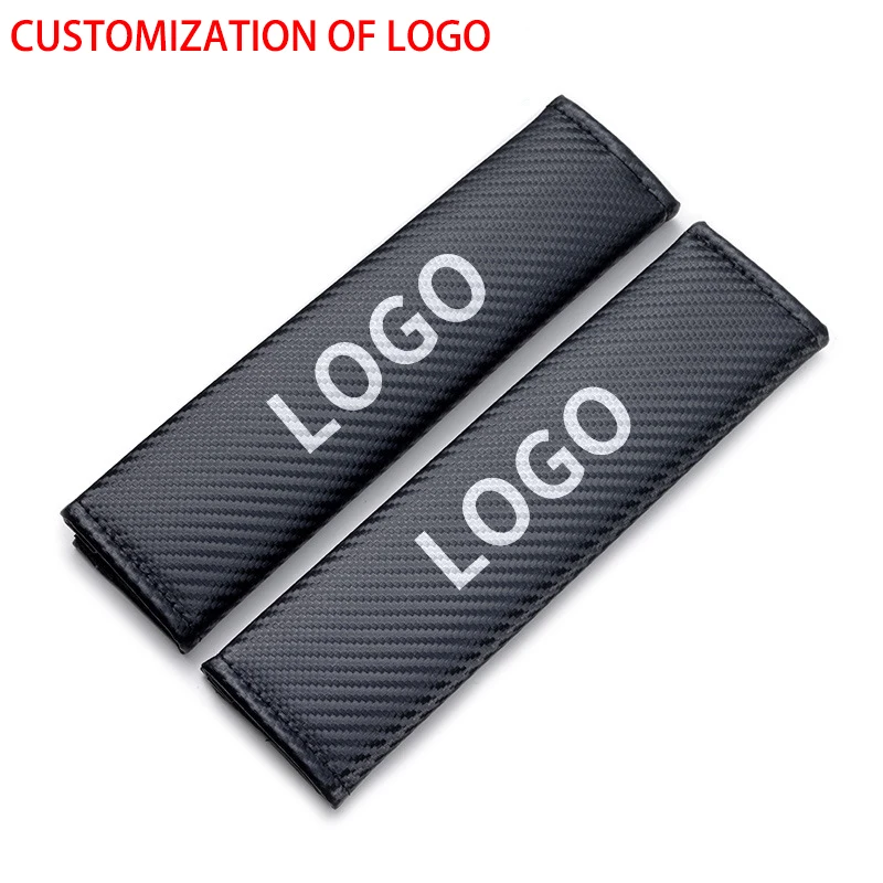 2 Pcs Car Seat Belt Pads Leather For POLESTAR Adults Kids Seatbelt - View #3