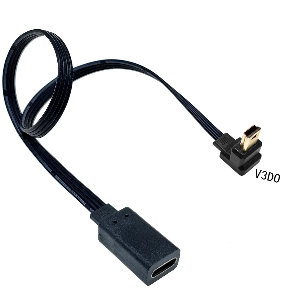 

10cm, 20cm, mini USB, male to female in car driving recorder, min iuSB extension cable, data cable, elbow port, T-shaped port