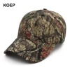 KOEP New Outdoor Fishing Caps Jungle Tree Camouflage Baseball Cap Hunting Hat Cotton Dad Snapback Biomimetic Camo Hats KBMO5 3