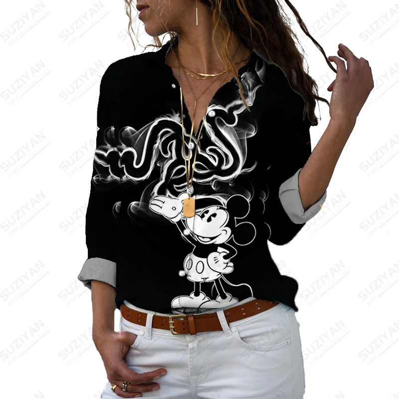 

Ladies Shirt Women'S Shirts Casual Shirts Printed Women'S Shirt Long Sleeve Long Sleeve Casual Street Shirt Blouses