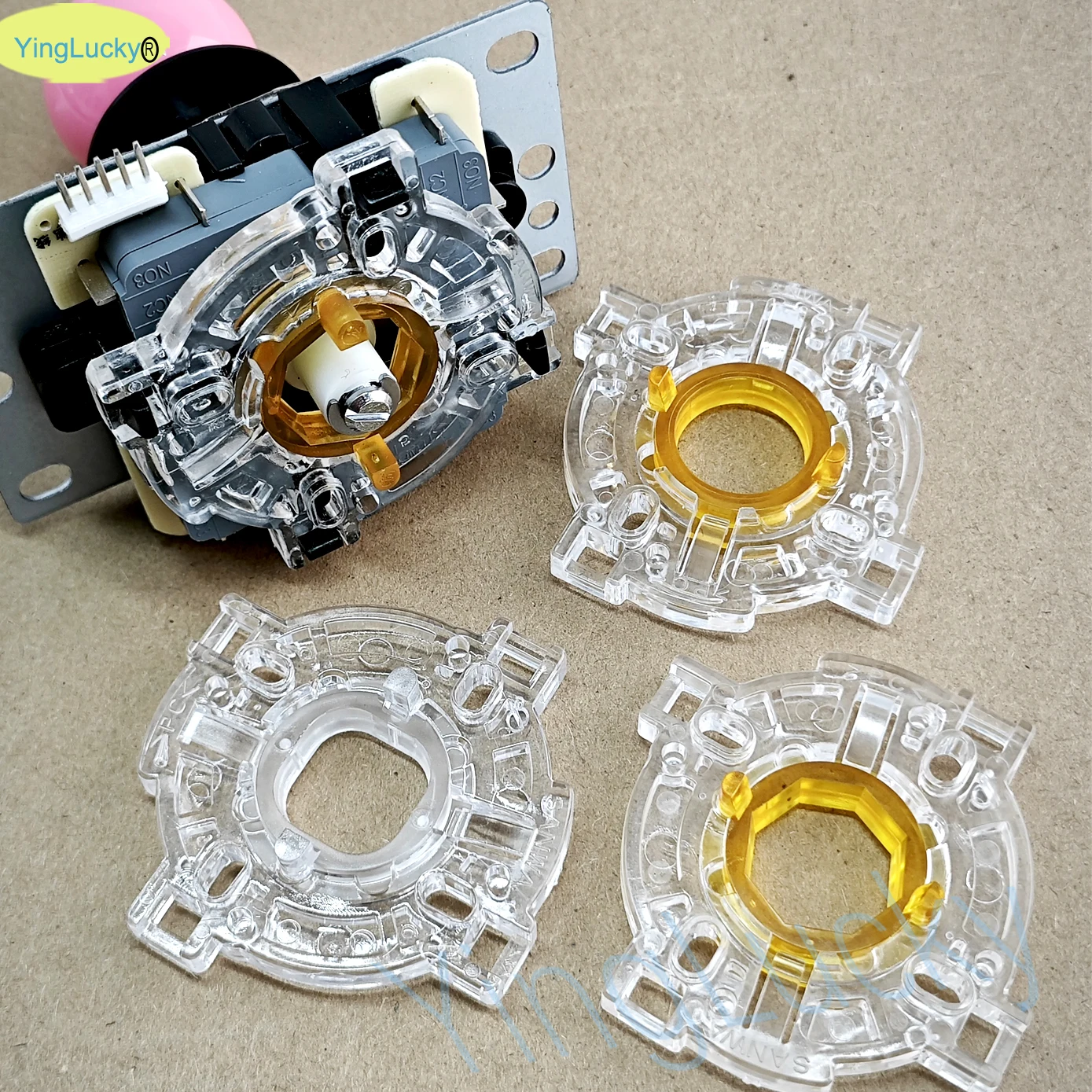 1pcs New Genuine Original Sanwa GT-Y Octagonal Gate fit Sanwa JLF 8-way gate For Arcade joystick Parts arcade joystick