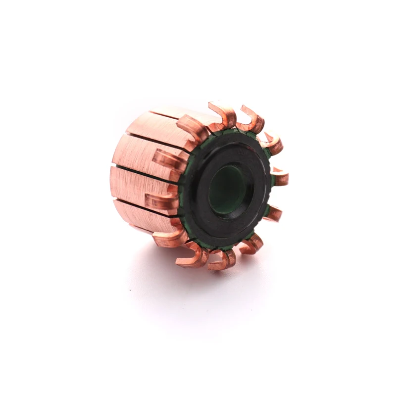 8*23*19.5mm 12P Teeth Copper Hook Type Electrical Motor Commutator CHY-1518-12 Auto Motor Water Pump Auto Parts