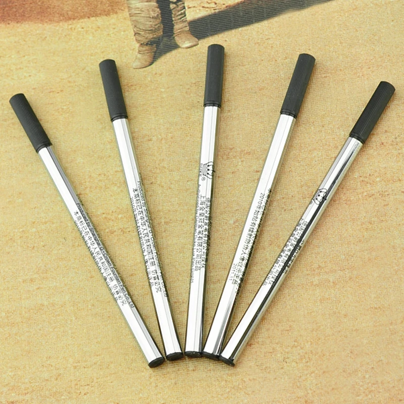 

Wholesale 5 PCS Duke Rollerball Pen High Grade Black Ink Refills 0.7mm Push Type Length 110 mm