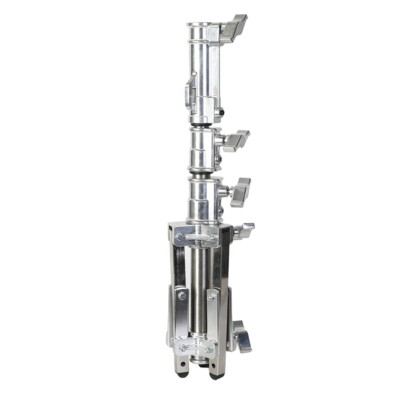 Low-type film lamp holder, stainless steel flat shooting light stand spotlight, space lamp tripod, small tripod equipment