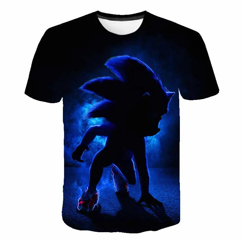 couple t shirt 3D printe anime super sonic kid's T- Tshirt New loose casual majestic summer fashion shirt Harajuku oversized t shirt 4-14T T-Shirts discount