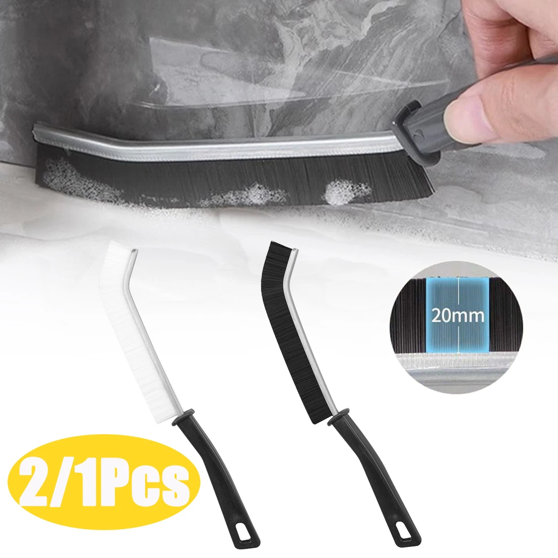 4-1Pc Hard-Bristled Crevice Cleaning Brush Long Handle Door Window Frame  Tile Joints Gap Cleaner Household Toilet Cleaning Tools - AliExpress