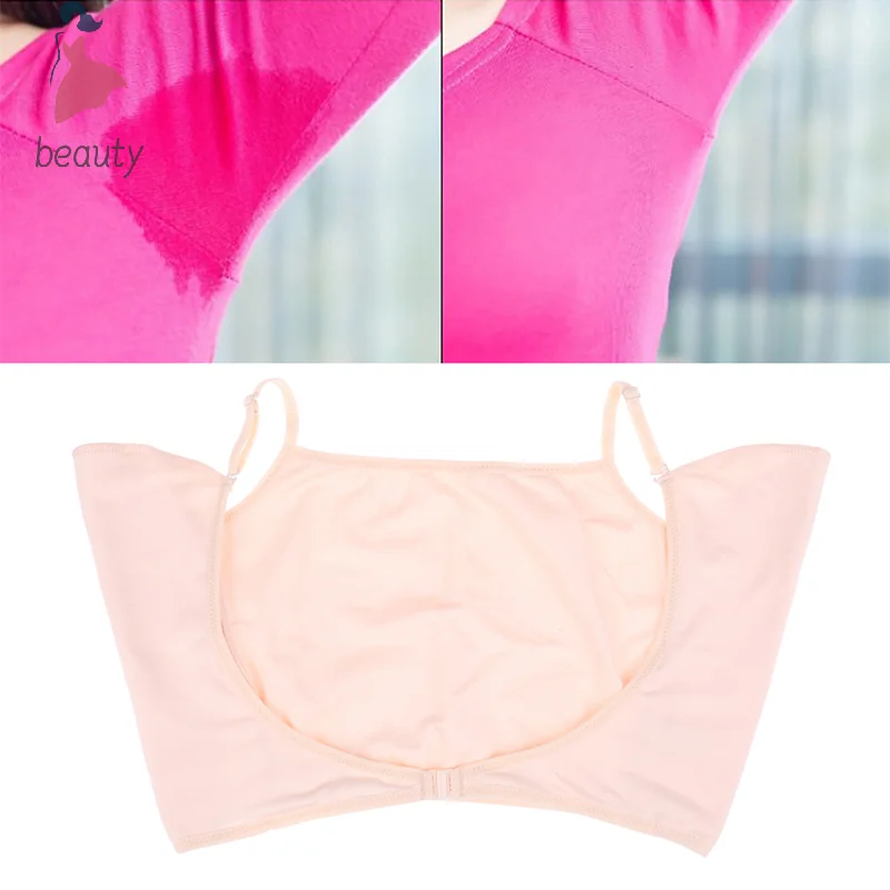 Women Washable T-shirt Shape Sweat Pads Underarm Sweat Absorbing Guards Pads underarm sweat pads