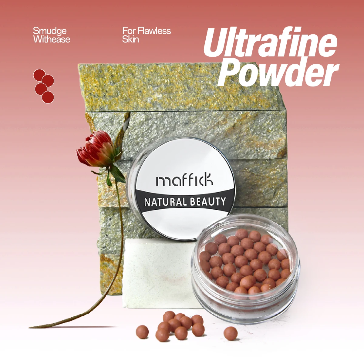 Baked powder ball blusher contour highlight nude cosmetics powder blusher blush powder facial blusher