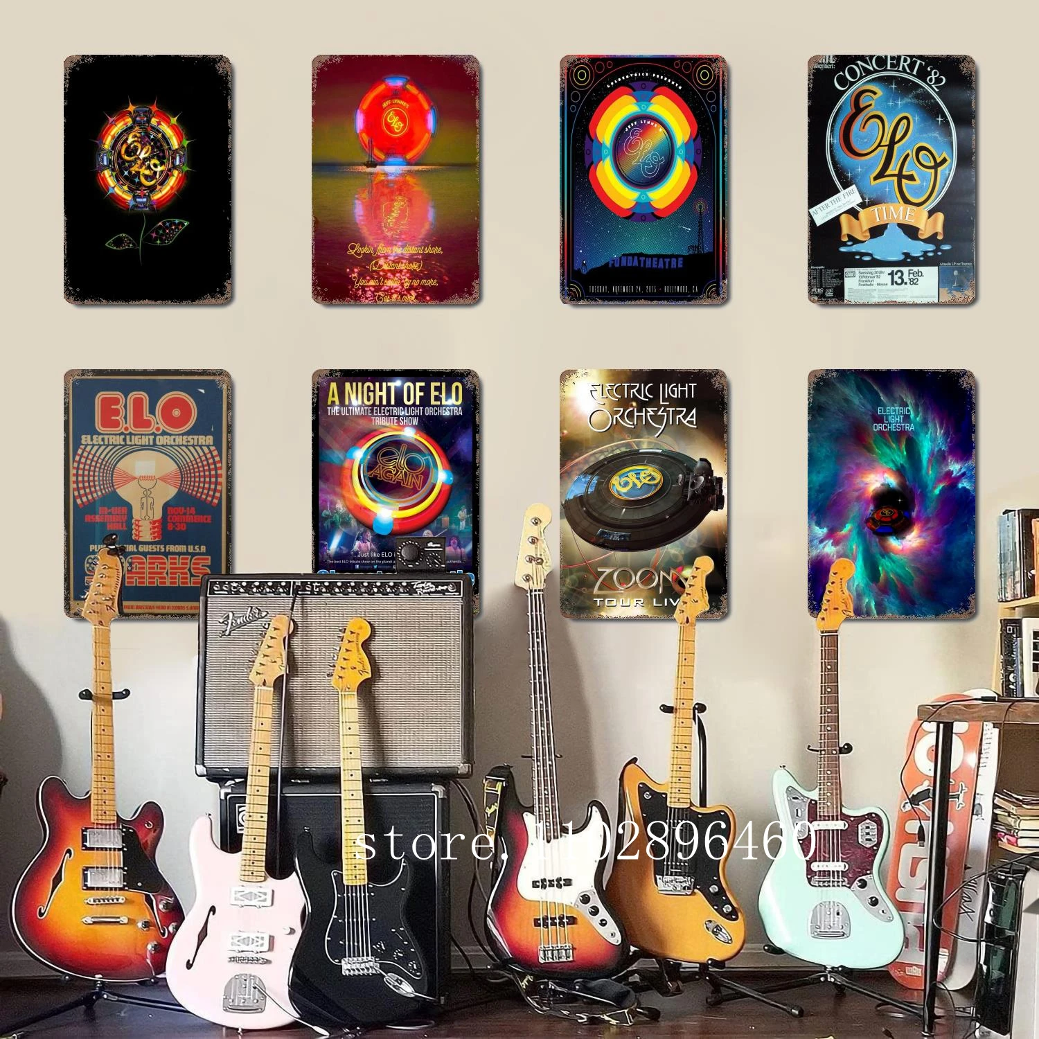 

Electric Light Orchestra Plaques &Signs wall decor Vintage Tin Signs Captain Metal Poster Decor for Bar Pub Club Wall Decoration