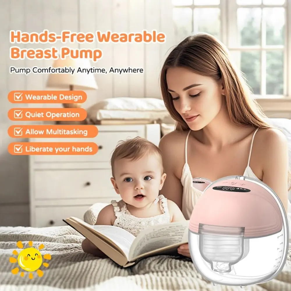 Electric BPA Free Breast Pump for Women Handsfree Portable