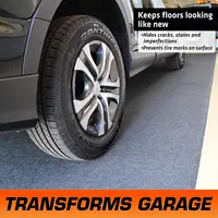 Original XL Garage Floor Mat, (22' x 8'10"), (Includes Double Sided Tape), Protects Surfaces 1