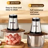 Meat grinder household electric stainless steel vegetable crushing machine small  spicy meat grinder garlic processor 5