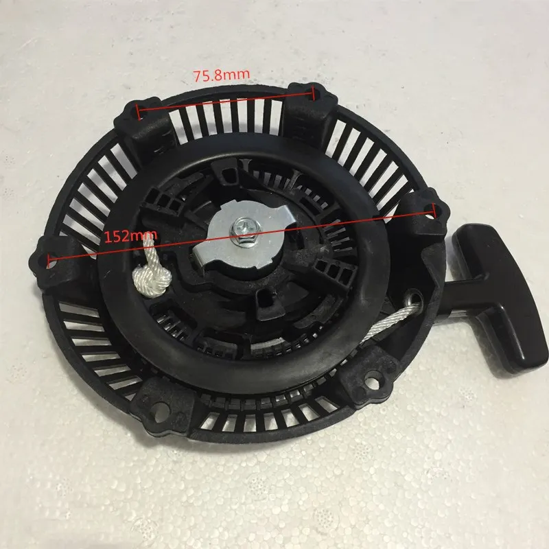 Avviamento A Strappo Per GX100 / GX100RT / GX100U 98.5cc, Compatibile 28400-Z0D-V04ZC, Con Base In Plastica Ed Esterno In Metallo