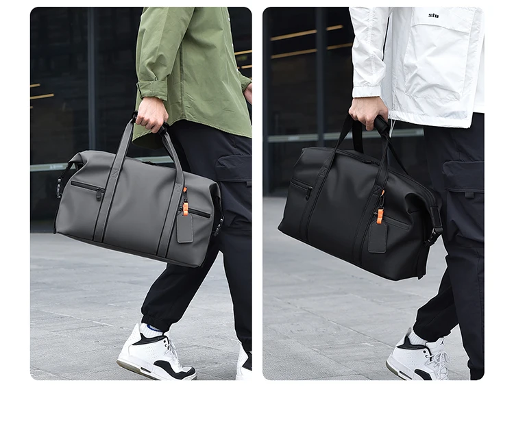 Herren-Reisetasche, Reisetasche, langlebige Sporttasche, stilvolle Handtasche für den täglichen Gebrauch im Fitnessstudio, Wochenendausflüge – Detail 5