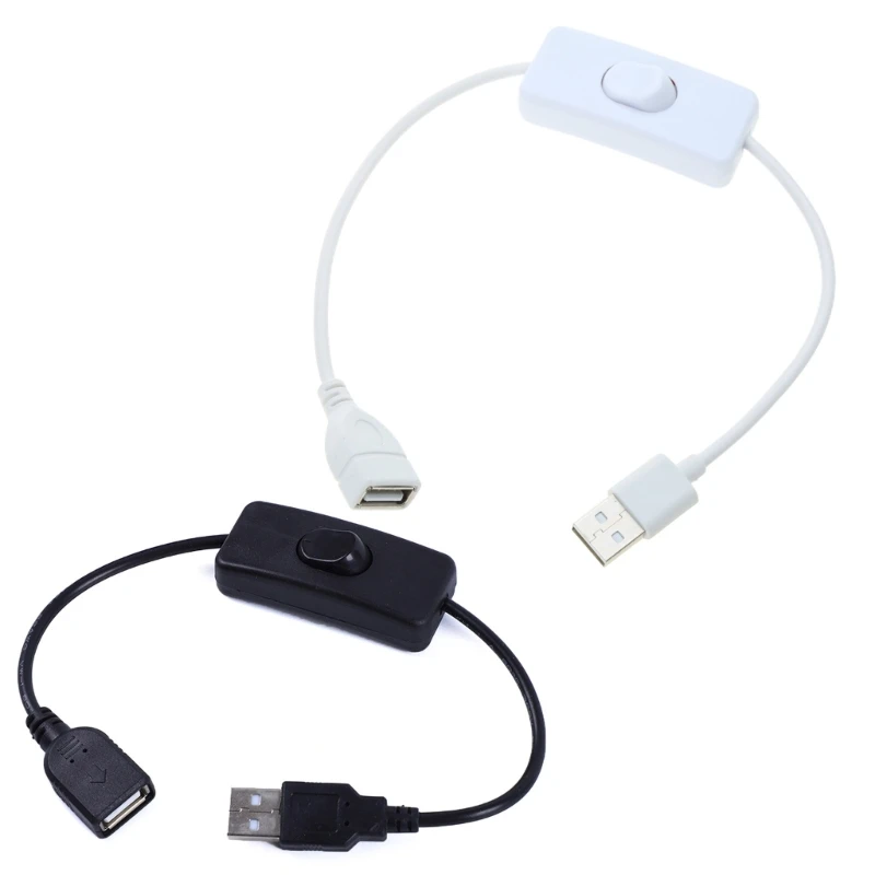 JZK 2 x Cavo interruttore USB 30cm, levetta USB on off, interruttore di