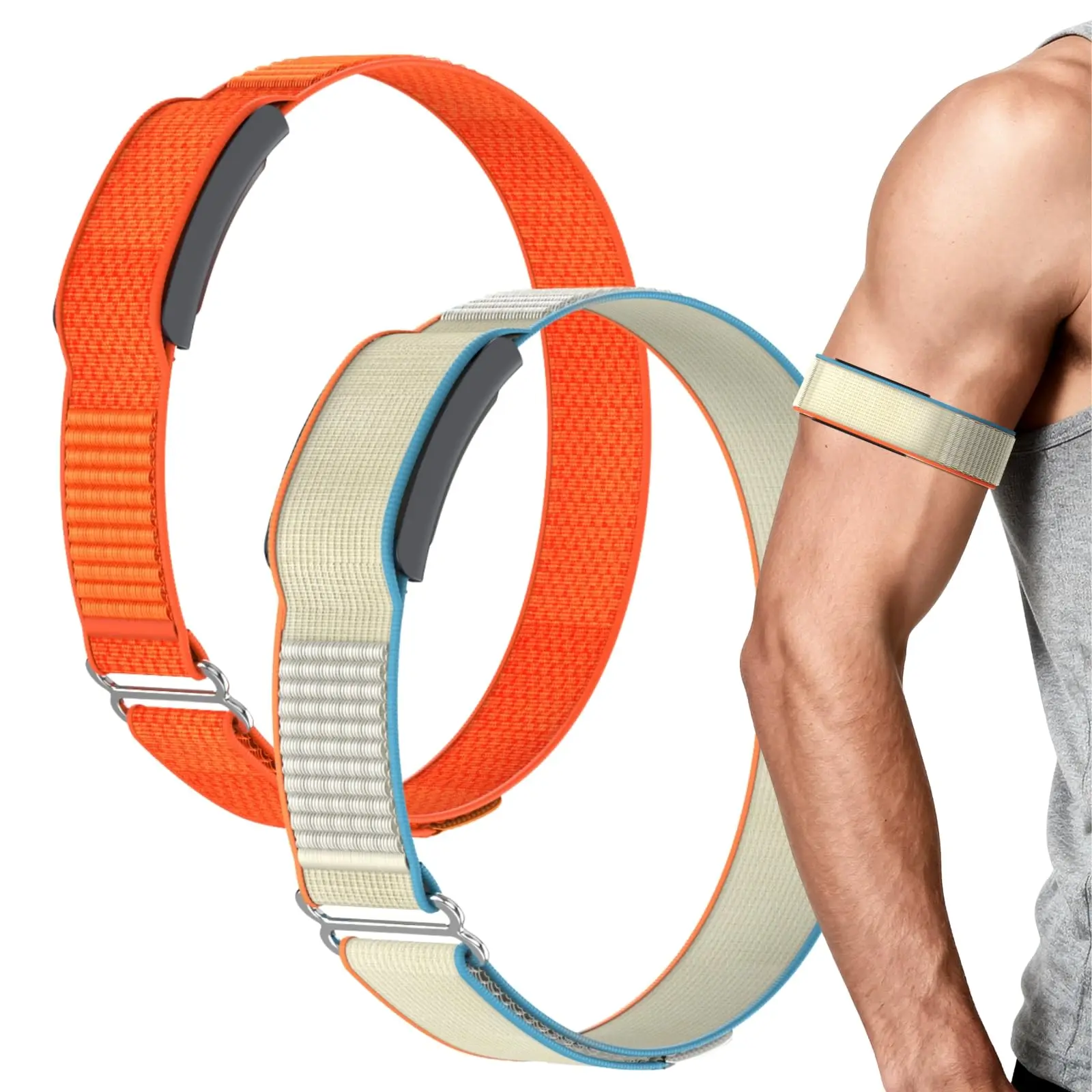 Breathable Nylon Adjustable Bicep and Ankle Sport Band Strap