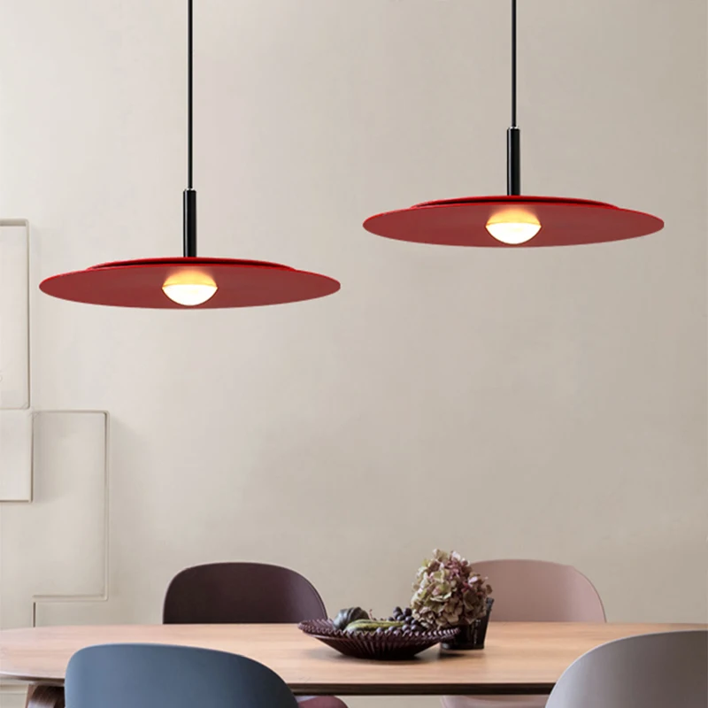 Nordic Modern LED Chandelier Bedroom Bedside Kitchen Bar Home Decorative Flying Saucer Chandelier Creative Lighting Lamp