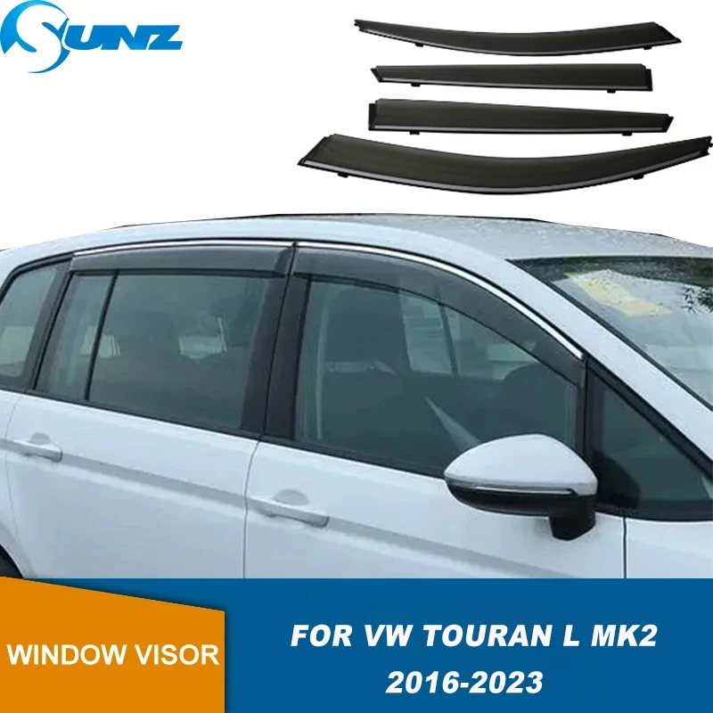 Weathershield For VW Touran L MK2 Window Visor Awnings Shelter Sun Rain Deflector Guard