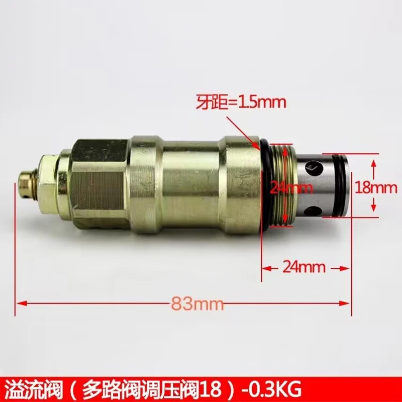 ReliefValveCDB2F15forChangyuanForkliftMultiwayShuntDistributionHydraulicPressure