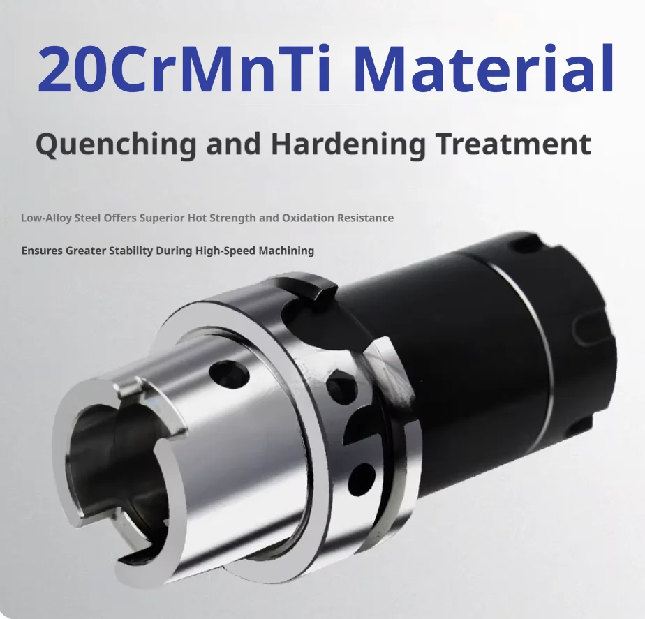 HSK63A ER16 ER20 ER25 ER32 정밀도 0.002mm 밸런싱 속도 G2.5 40000RPM 고속 CNC 툴 홀더 HSK 63 ER 밀링 척