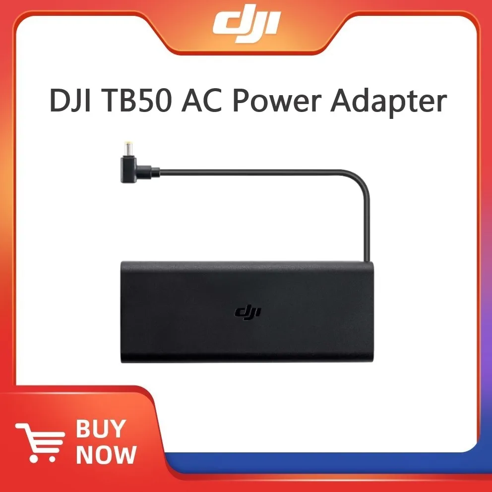 DJI TB50 AC Power Adapter can connect to AC power to charge