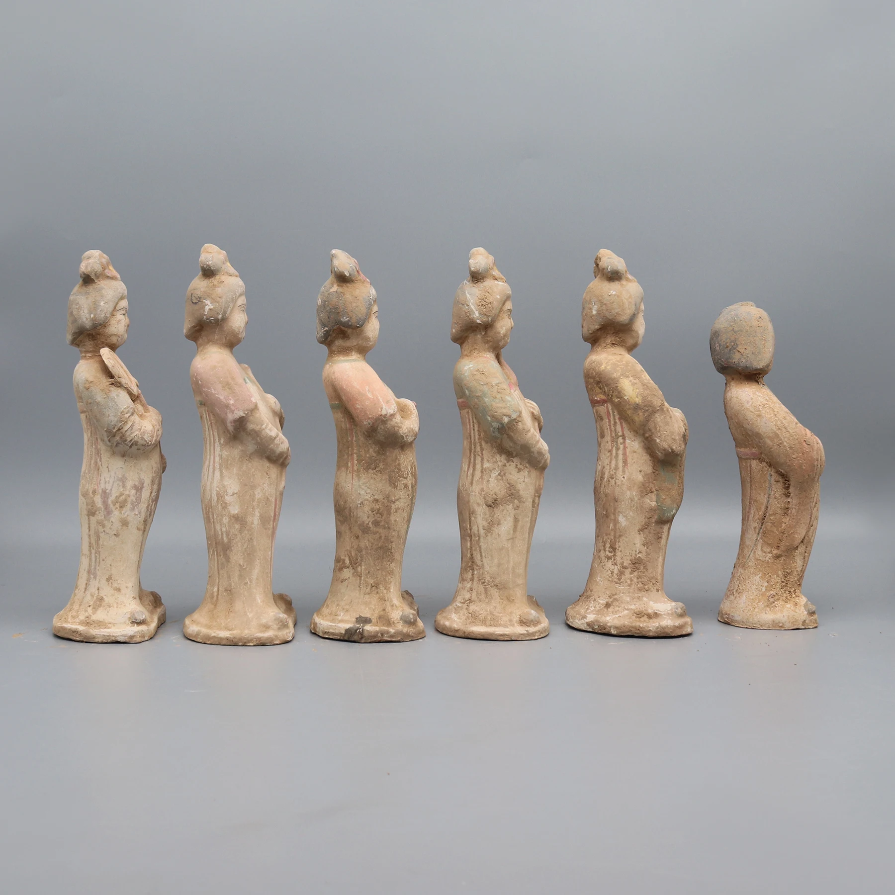 Tang Dynasty Lady Figurines, Musician Figurines, Terracotta Replica 5