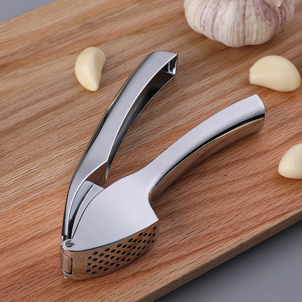 Garlic Crusher Detachable for Easy Cleaning Garlic Presser Super Easy To Use Garlic Masher with Easy-Squeeze Ergonomic Handle