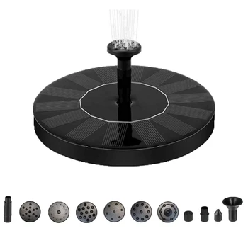 1pc Solar Fountain Outdoor Pool Solar Fountain Pump Essential In Summer Suitable For Ponds Swimming Pools Gardens 6