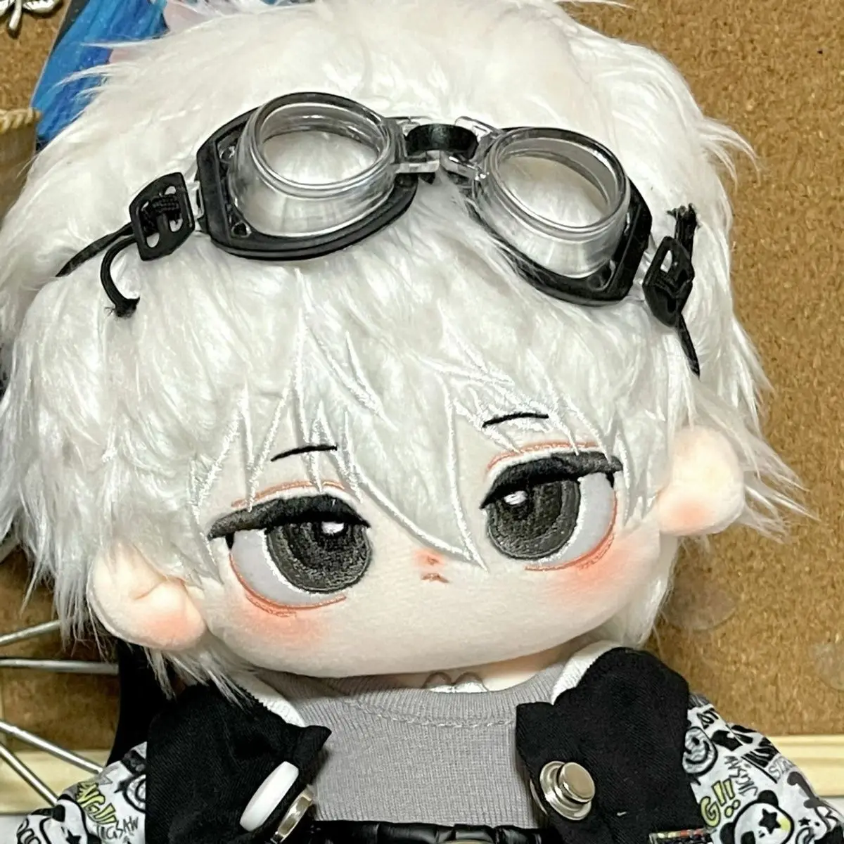 

20cm Anime BLUE LOCK Seishiro Nagi Cute Rabbit Series Plush Stuffed Doll Body Dress Up Plushie Cosplay Christmas Gift