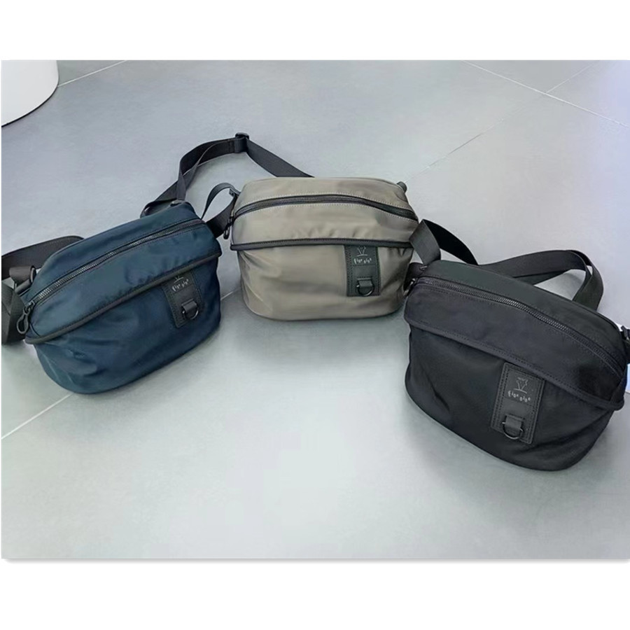 FIDO DIDO Chest Bag High Density Nylon Waterproof Wear Resistant Anti Theft Fashion Men's Bag Women's Bag Waist Bag
