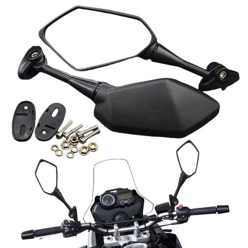 

Motorcycle Handlebar Mirror Universal Motorcycle Bar End Mirrors For 35MM Mounting Holes Motorcycle Rearview Mirror Bike Tools