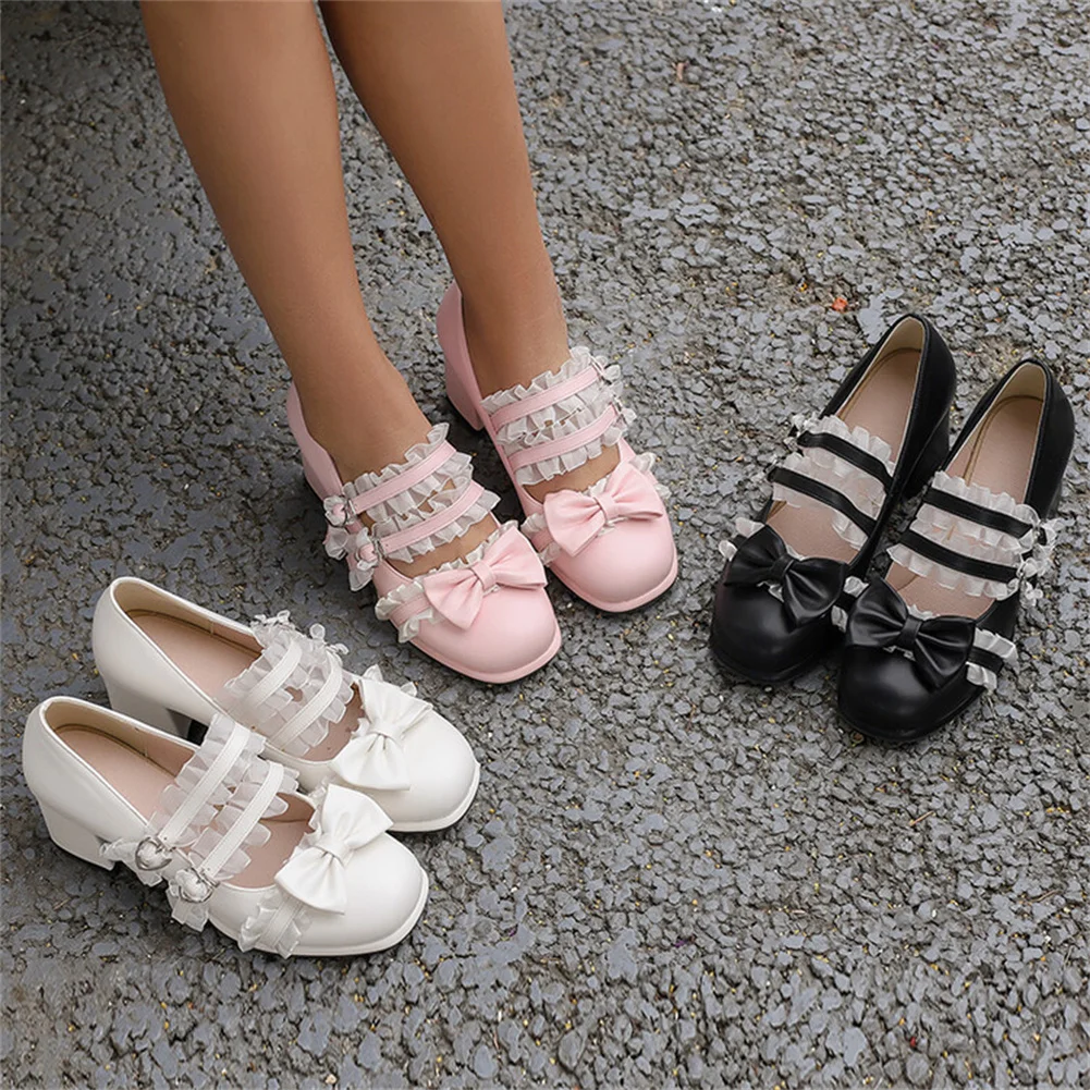 

Стильные женские туфли-лодочки GIIGIFOX, пикантные удобные повседневные женские туфли-лодочки на квадратном каблуке со шнуровкой