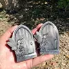 Natural Silver Obsidian Fairy Door Carving Statue Reiki Healing Crystal Home FengShui Decoration Gifts 1PCS 6