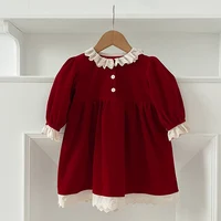 Prinzessin Kleid Spitze Rüschen Satin