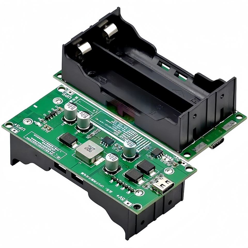 Type-C 15W 3A 18650 Lithium Battery Charger Module DC-DC Step Up Booster Fast Charge UPS Power Supply / Converter 5V 9V 12V
