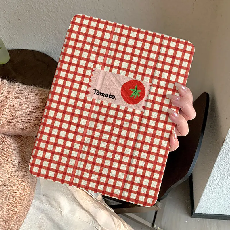 Red  Case with Pencil Holder